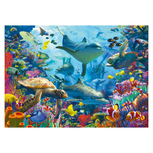 Coral Retreat 1000 piece jigsaw puzzle by Ravensburger, alternate view