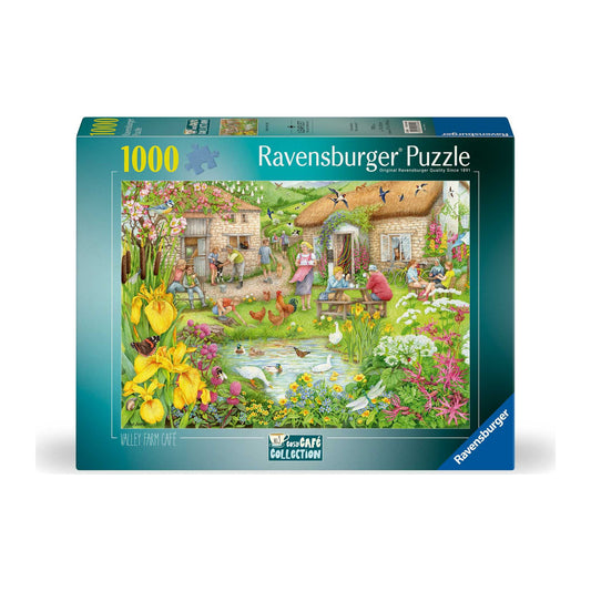 Cosy Cafe No. 3: Farm Cafe 1000 piece jigsaw puzzle by Ravensburger