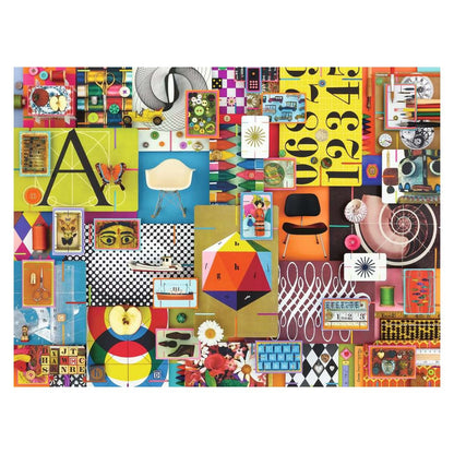 Eames House of Cards 1500 piece jigsaw puzzle by Ravensburger, alternate view