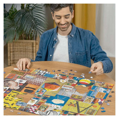 Eames House of Cards 1500 piece jigsaw puzzle by Ravensburger, alternate view