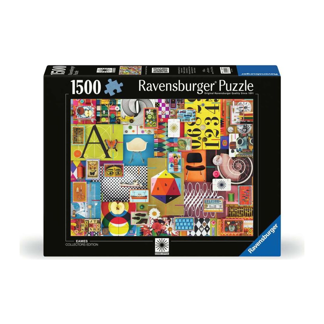 Eames House of Cards 1500 piece jigsaw puzzle by Ravensburger