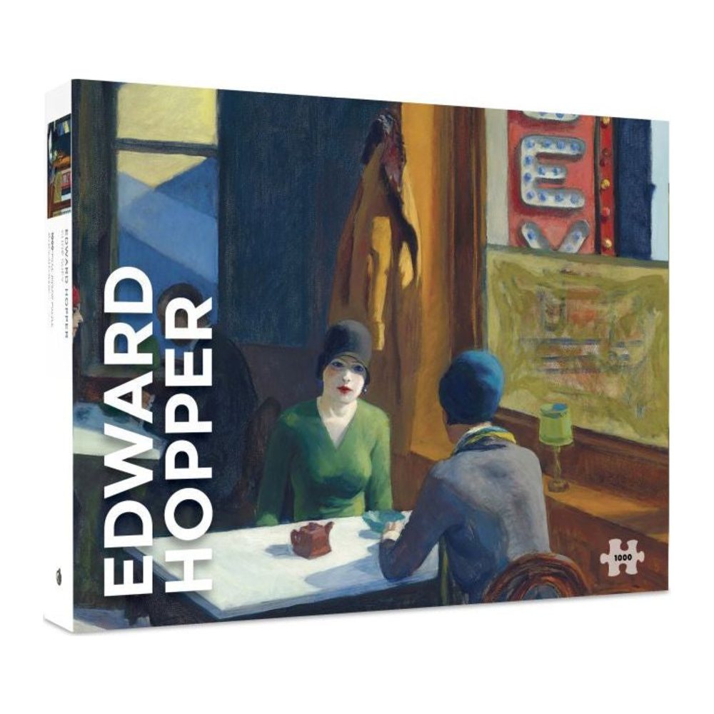Edward Hopper: Chop Suey 1000 piece jigsaw puzzle by Pomegranate