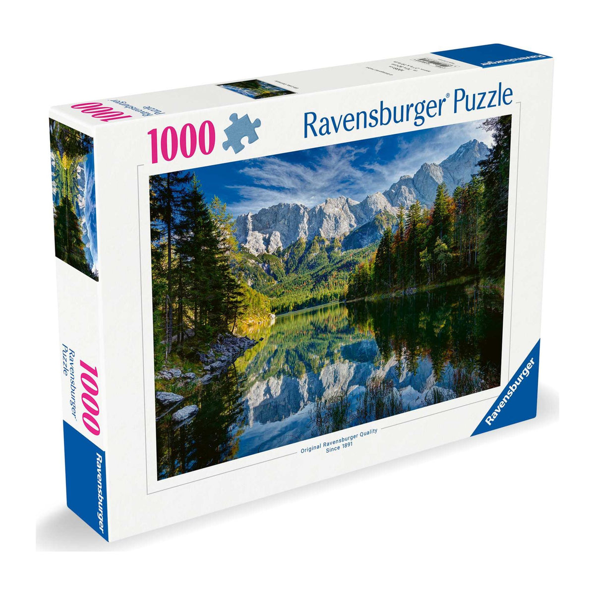 Eib Lake, Germany 1000 piece jigsaw puzzle by Ravensburger, alternate view