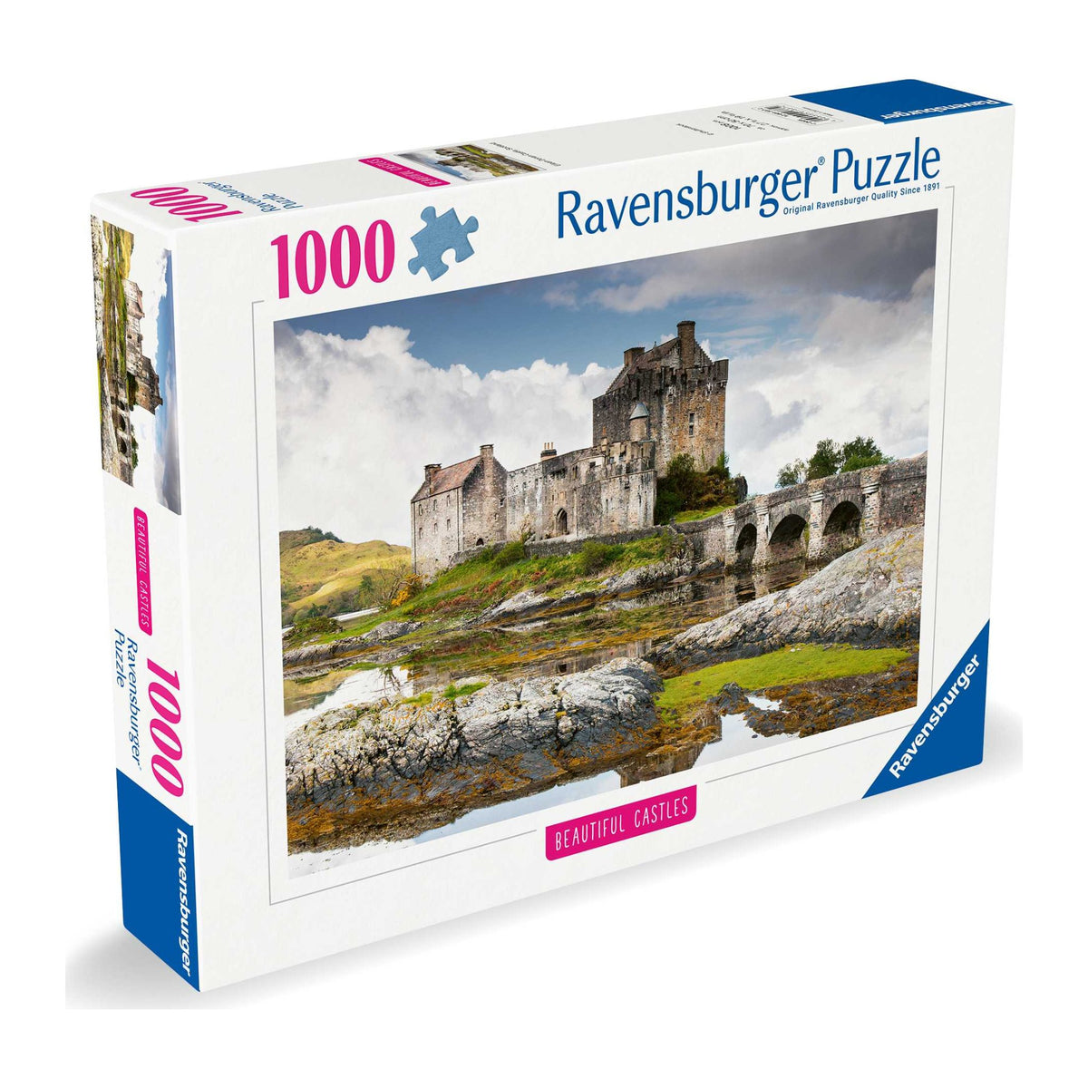 Eilean Donan Castle, Scotland 1000 piece jigsaw puzzle by Ravensburger, alternate view