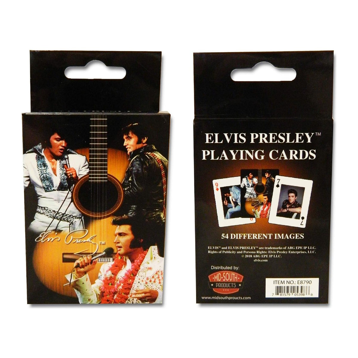 Elvis Presley Playing Cards, 54 Different Images by Ocean Peak