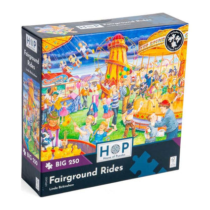 Fairground Rides 250 large piece jigsaw puzzle by House of Puzzles