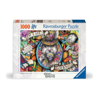 Fashionably Late 1000 piece jigsaw puzzle by Ravensburger