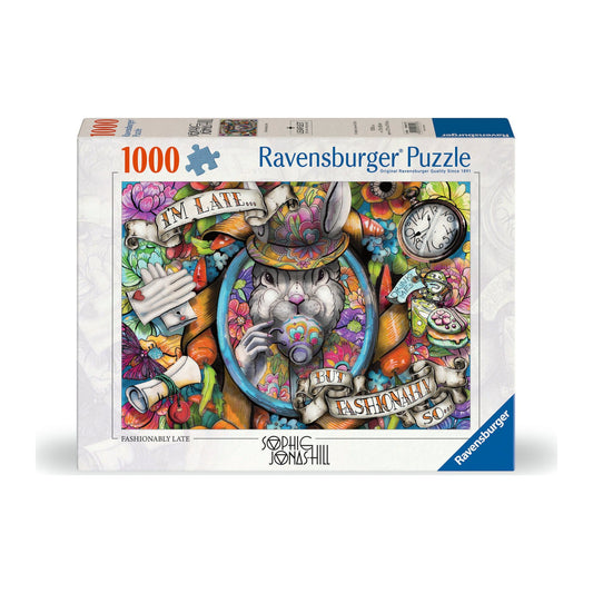 Fashionably Late 1000 piece jigsaw puzzle by Ravensburger