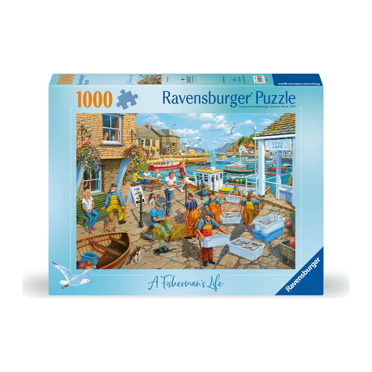 Fisherman's Life 1000 piece jigsaw puzzle by Ravensburger