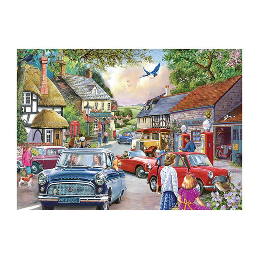 Five Bob a Gallon 1000 piece jigsaw puzzle by House of Puzzles