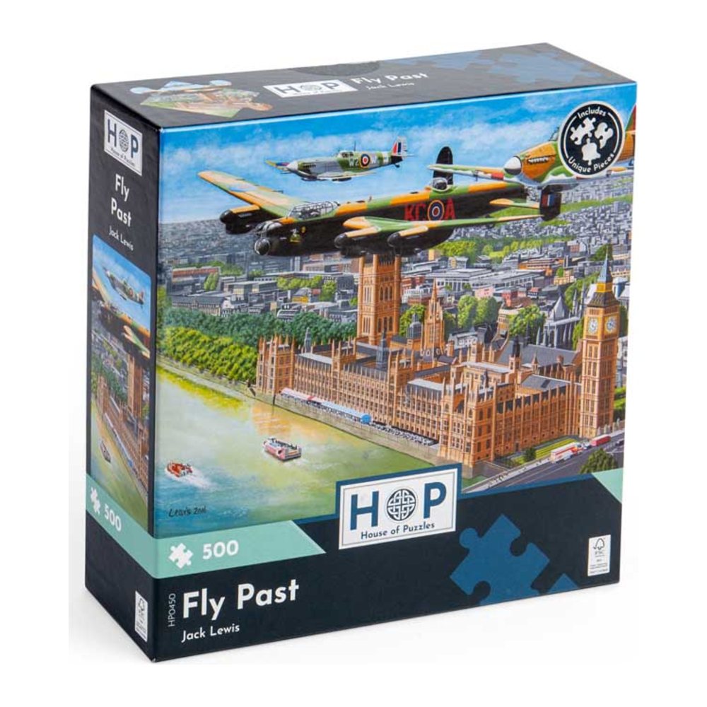 Fly Past 500 piece jigsaw puzzle by House of Puzzles