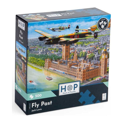 Fly Past 500 piece jigsaw puzzle by House of Puzzles