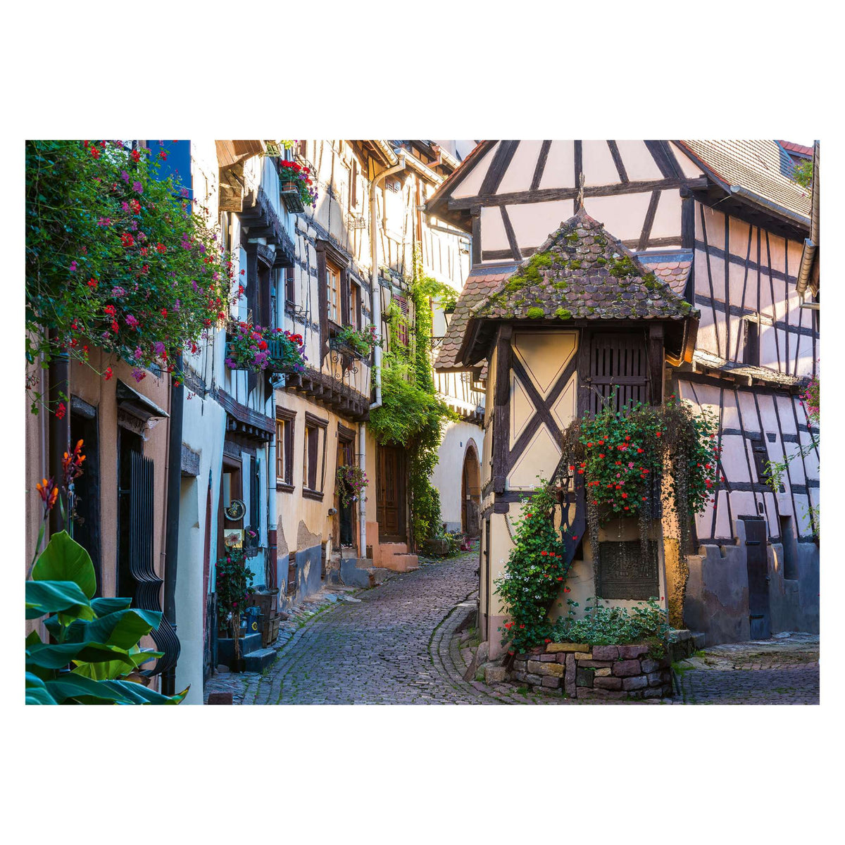 French Moments in Alsace 1000 piece jigsaw puzzle by Ravensburger, alternate view