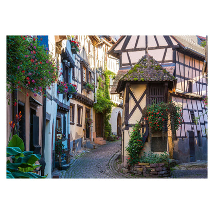 French Moments in Alsace 1000 piece jigsaw puzzle by Ravensburger, alternate view
