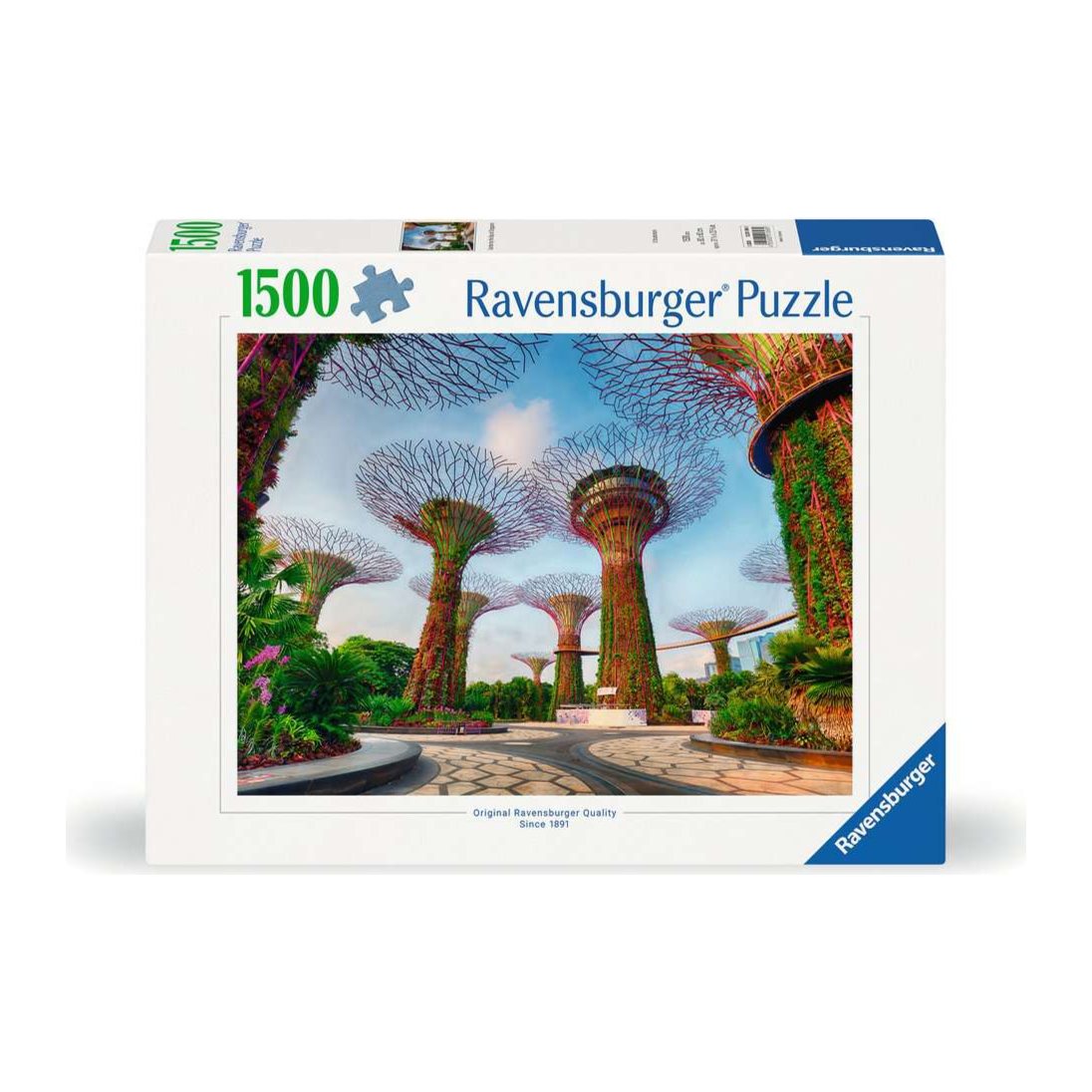 Gardens by the Bay, Singapore 1500 piece jigsaw puzzle by Ravensburger