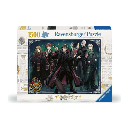 Harry Potter: Gryffindor vs Slytherin 1500 piece jigsaw puzzle by Ravensburger