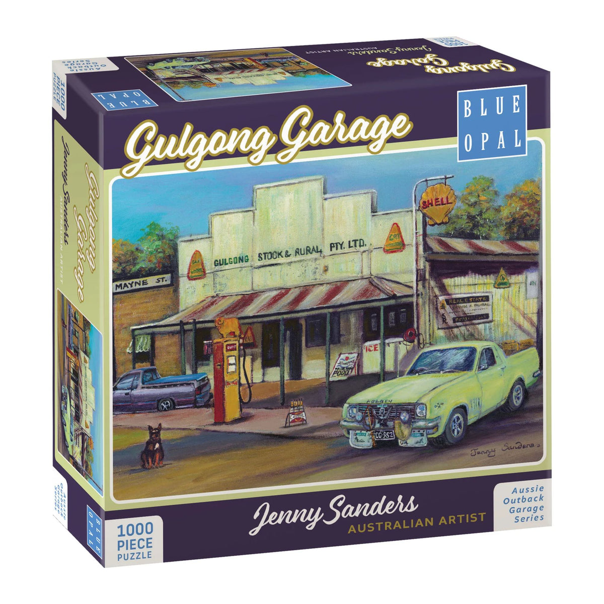 Gulgong Garage 1000 piece jigsaw puzzle by Blue Opal