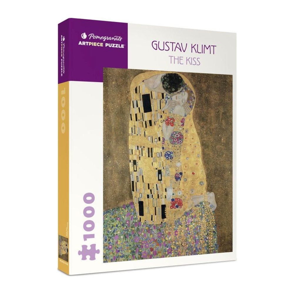 Gustav Klimt: The Kiss 1000 piece jigsaw puzzle by Pomegranate