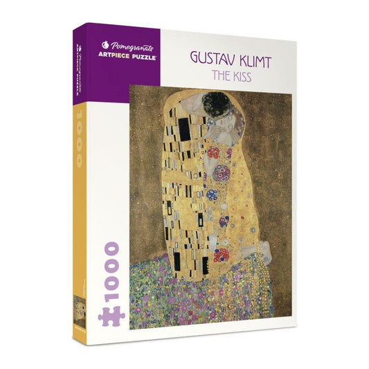 Gustav Klimt: The Kiss 1000 piece jigsaw puzzle by Pomegranate