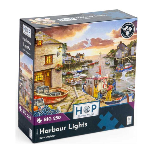 Harbour Lights 250 large piece jigsaw puzzle by House of Puzzles
