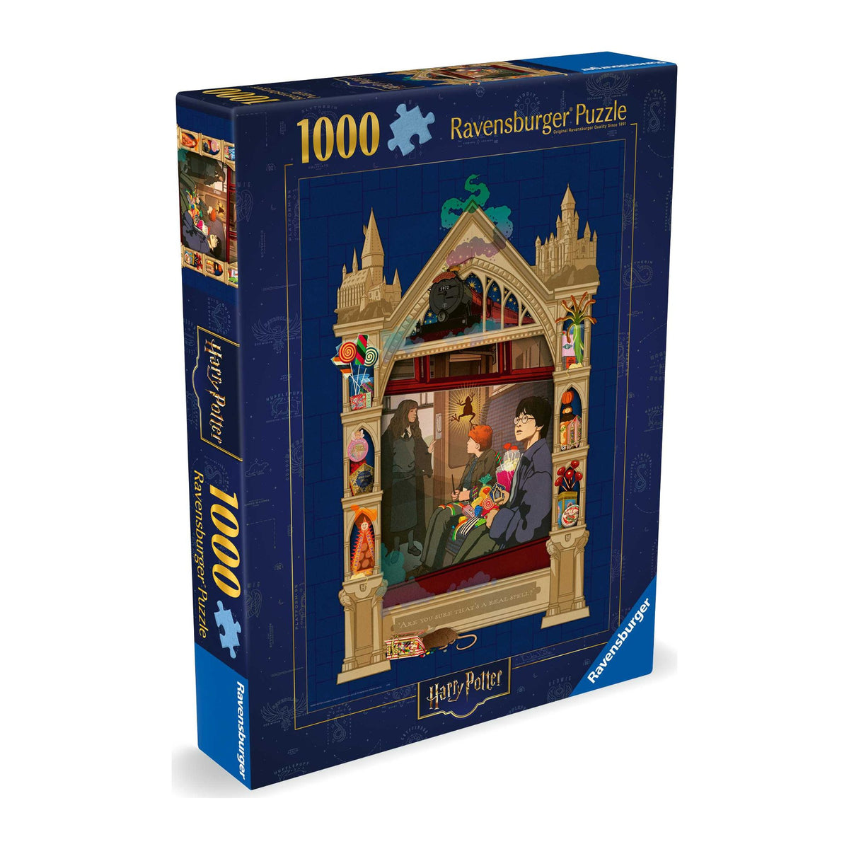 Harry Potter: The Way to Hogwarts 1000 piece jigsaw puzzle by Ravensburger, alternate view