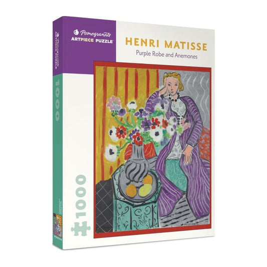 Henri Matisse: Purple Robe and Anemones 1000 piece jigsaw puzzle by Pomegranate