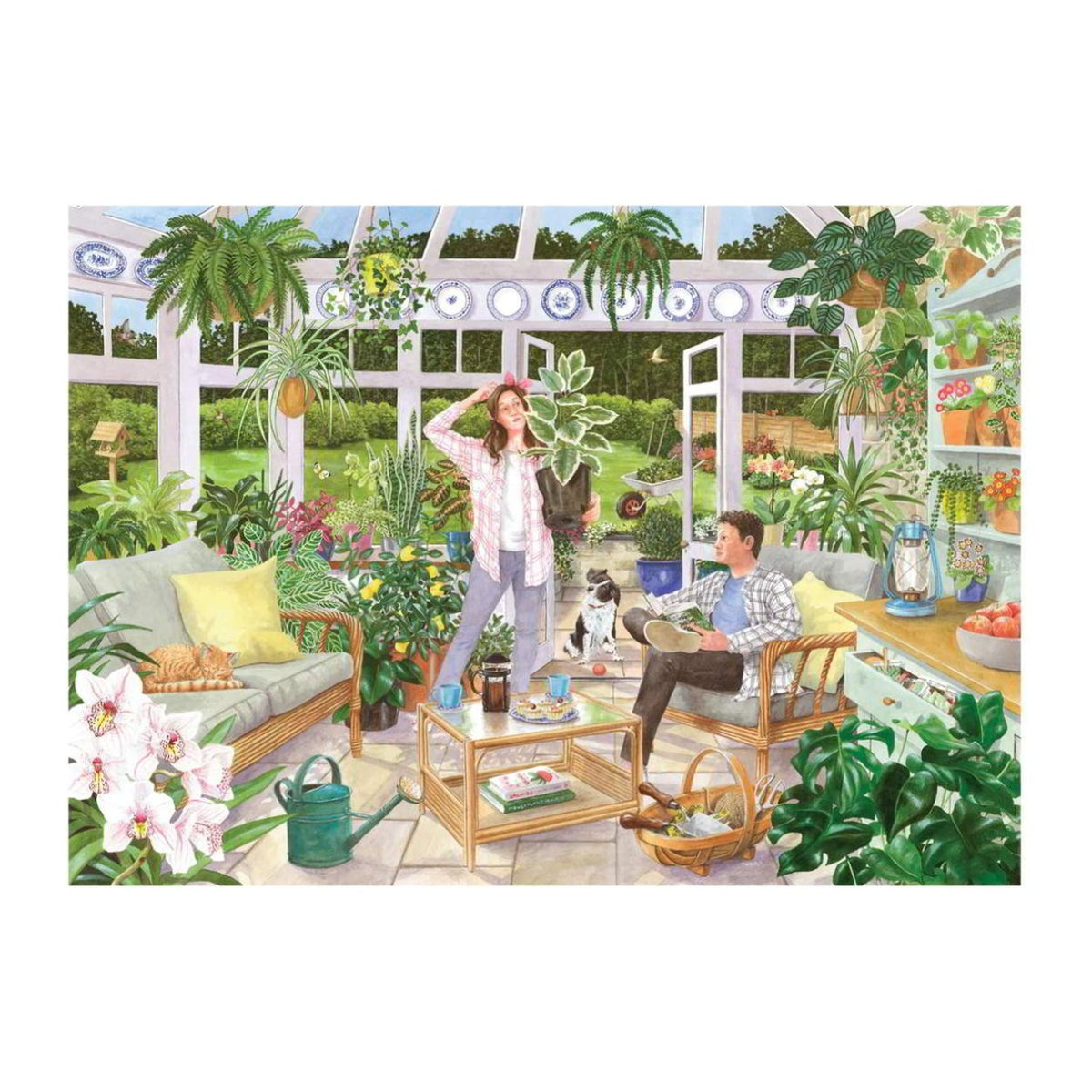 House Plant Heaven 500 large piece jigsaw puzzle by House of Puzzles