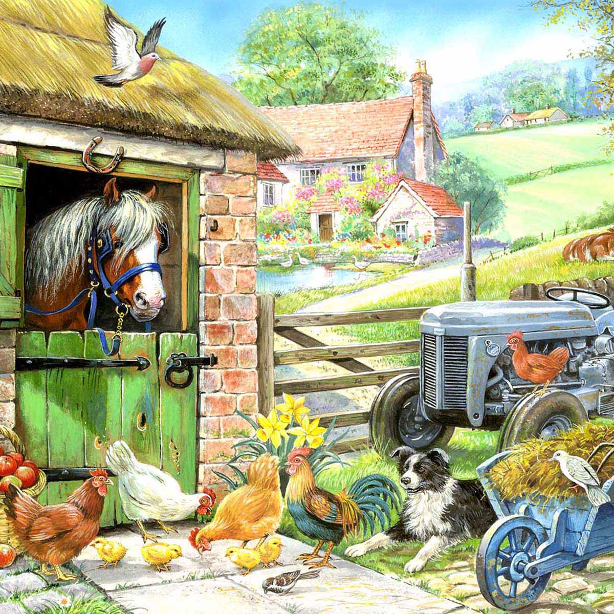 Down on The Farm - Big 250 Piece - House of Puzzles