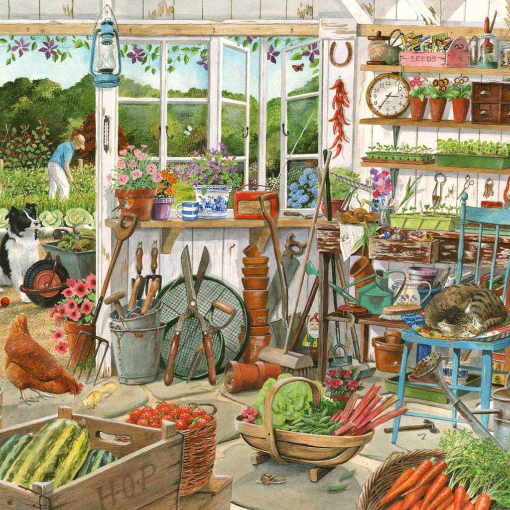 Potting Shed - 1000 Piece - House of Puzzles