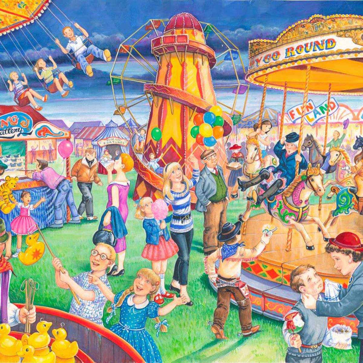 Fairground Rides - Big 250 Piece - House of Puzzles