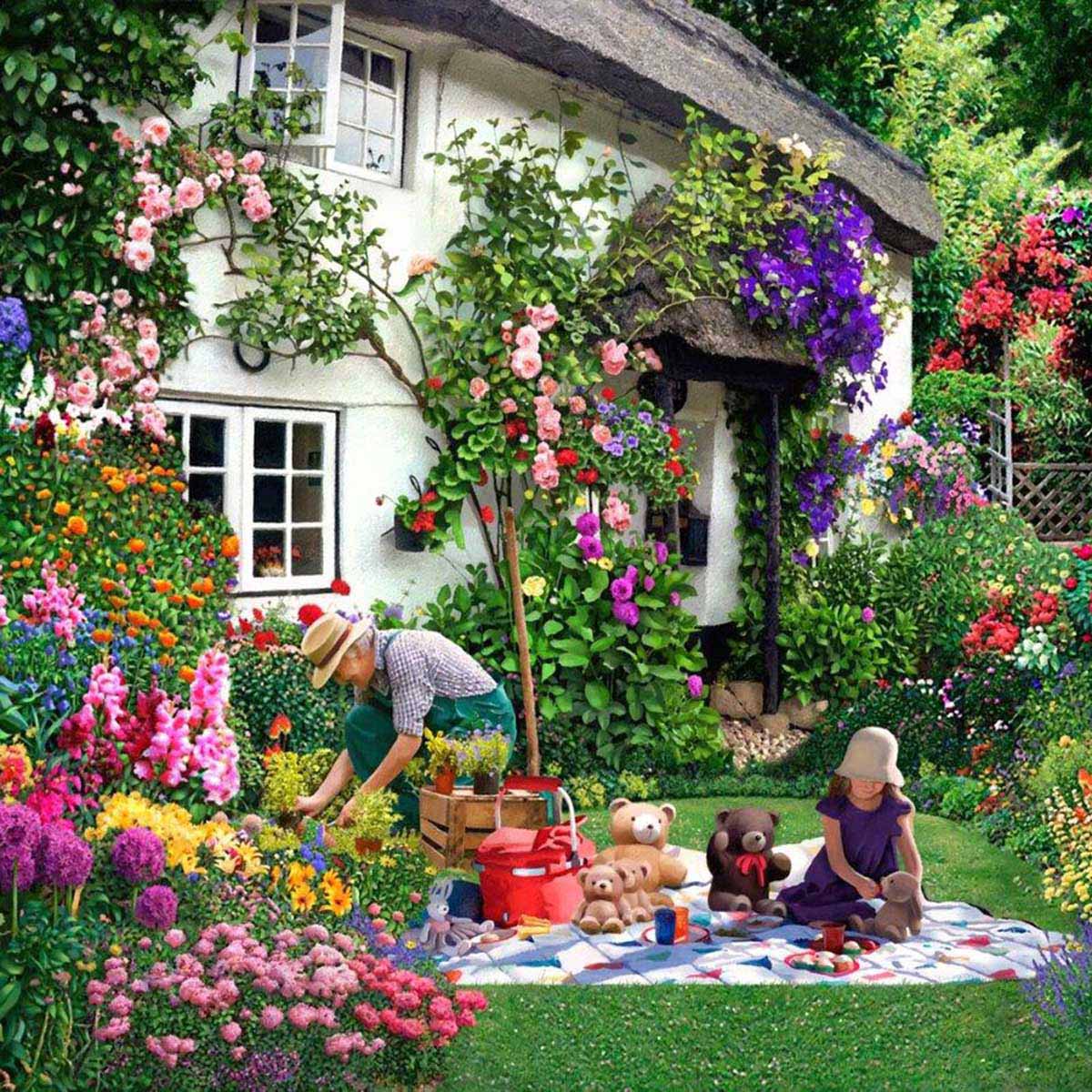 Teddy Bears Picnic - Big 500 Piece - House of Puzzles