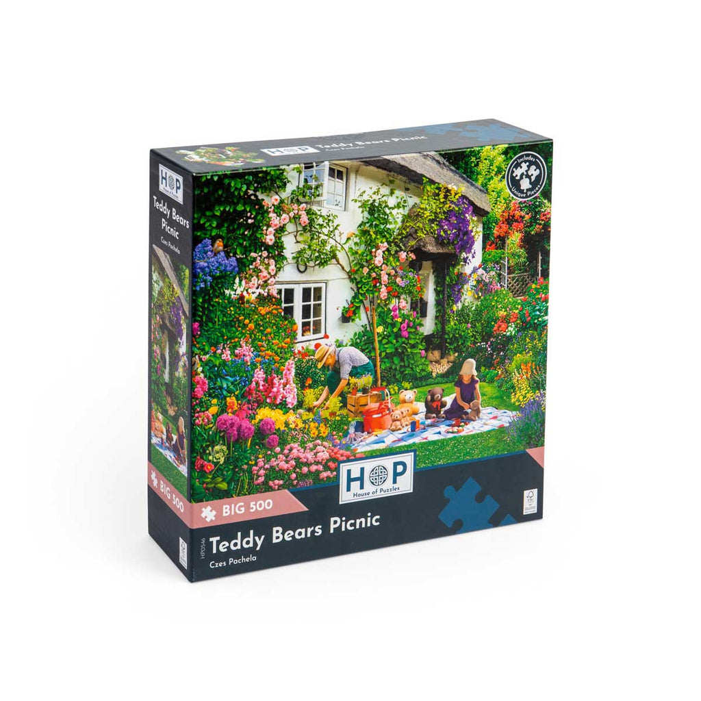 Teddy Bears Picnic - Big 500 Piece - House of Puzzles