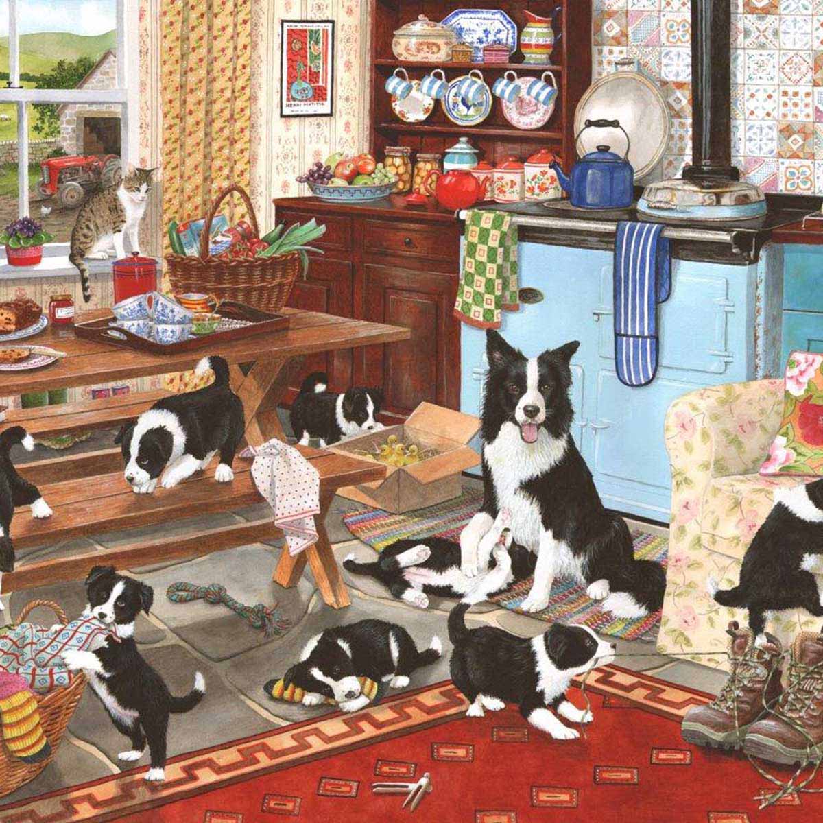 Collie Wobbles - 1000 Piece - House of Puzzles