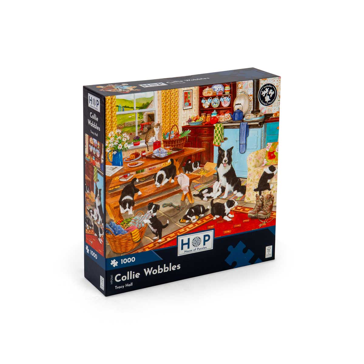 Collie Wobbles - 1000 Piece - House of Puzzles