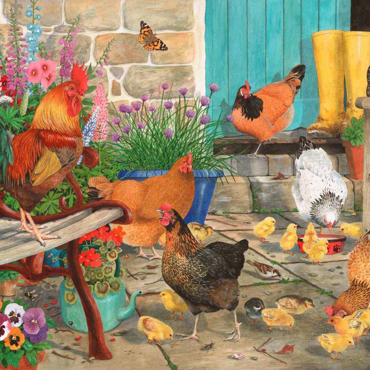 Hen Pecked - 1000 Piece - House of Puzzles