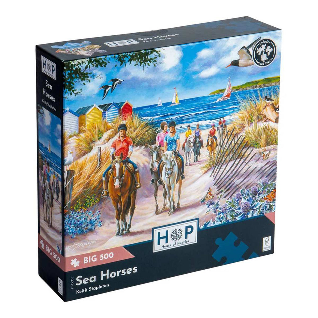 Sea Horses - Big 500 Piece - House of Puzzles