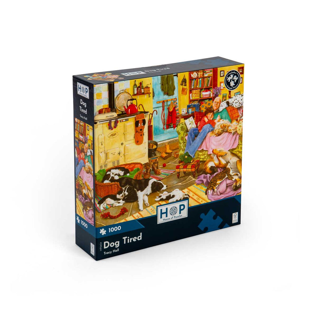 Dog Tired - 1000 Piece - House of Puzzles