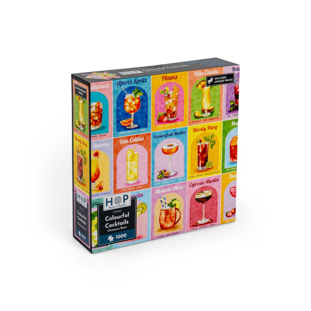 Colourful Cocktails - 1000 Piece - House of Puzzles