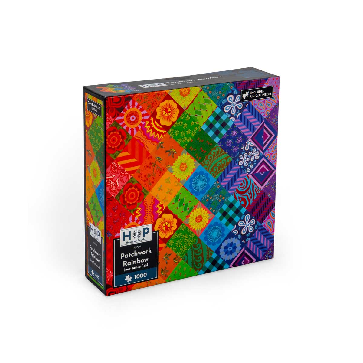 Patchwork Rainbow - 1000 Piece - House of Puzzles