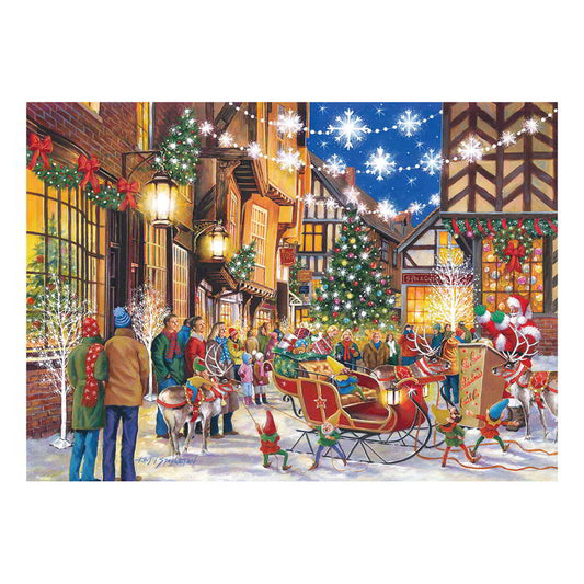 Santa Switch On 500 piece jigsaw puzzle by House of Puzzles