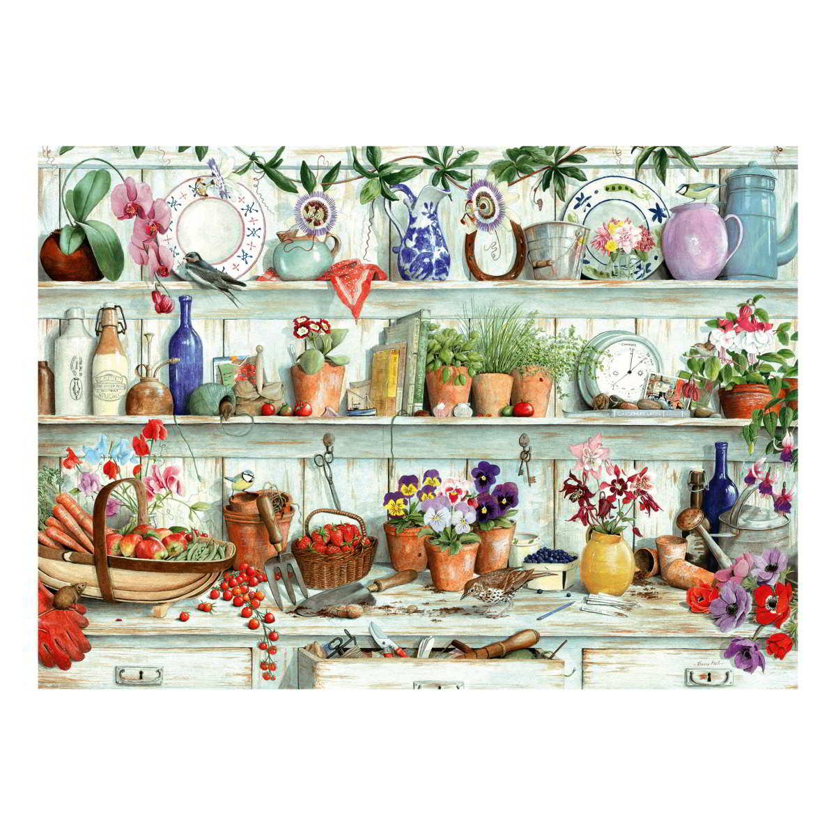 Posies & Produce - 1000 Piece - House of Puzzles