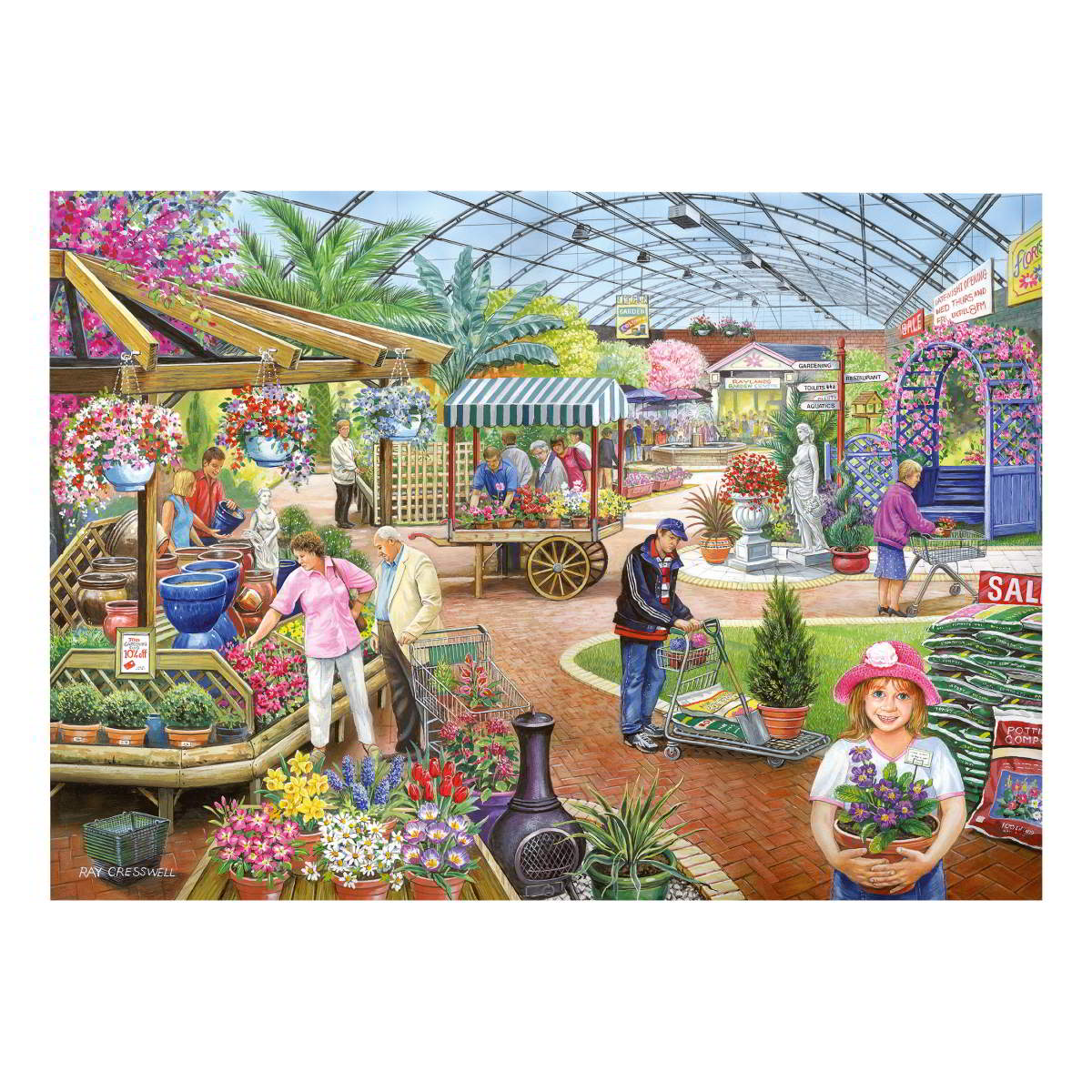 At The Garden Centre - 500 Piece - House of Puzzles