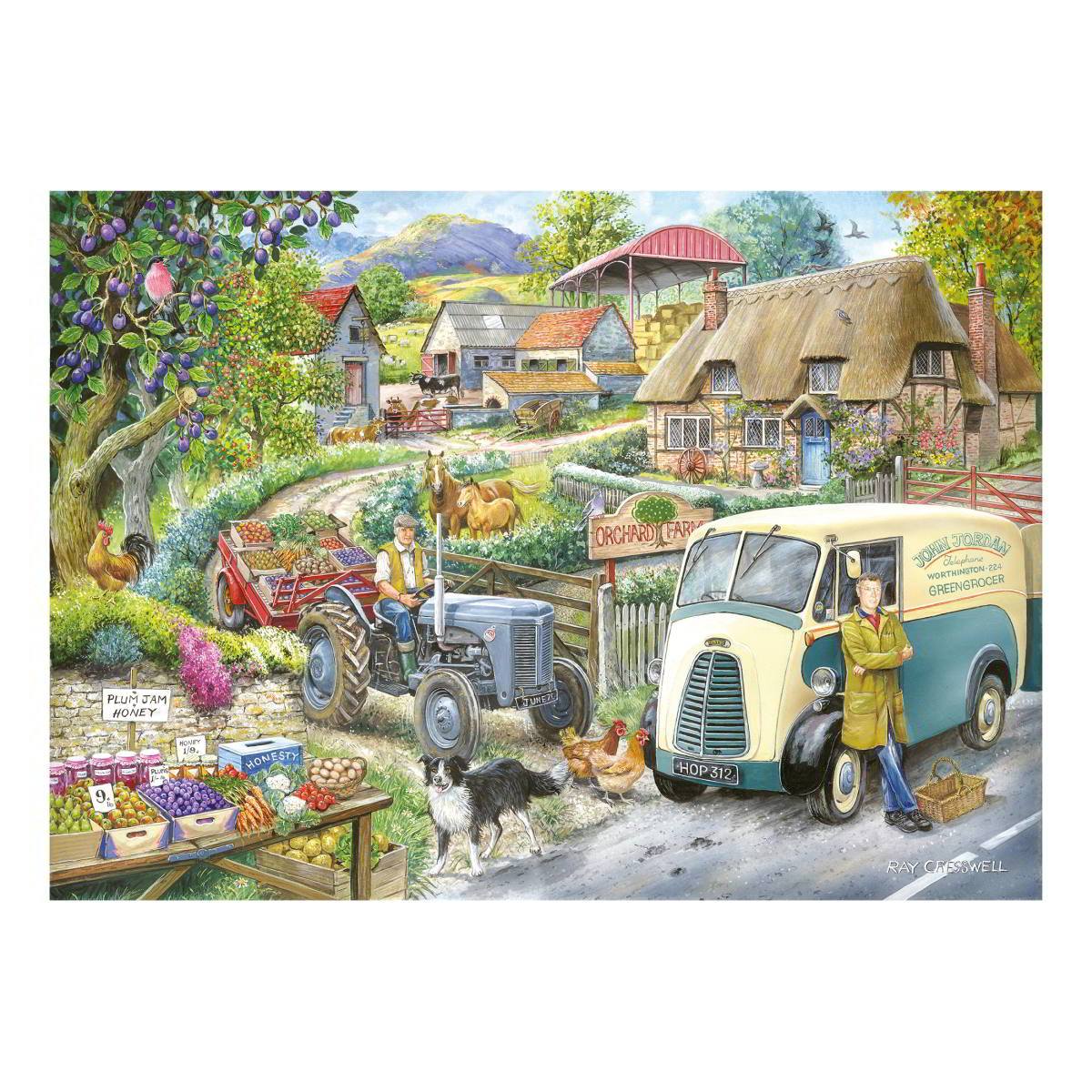 Plum Jam - 500 Piece - House of Puzzles