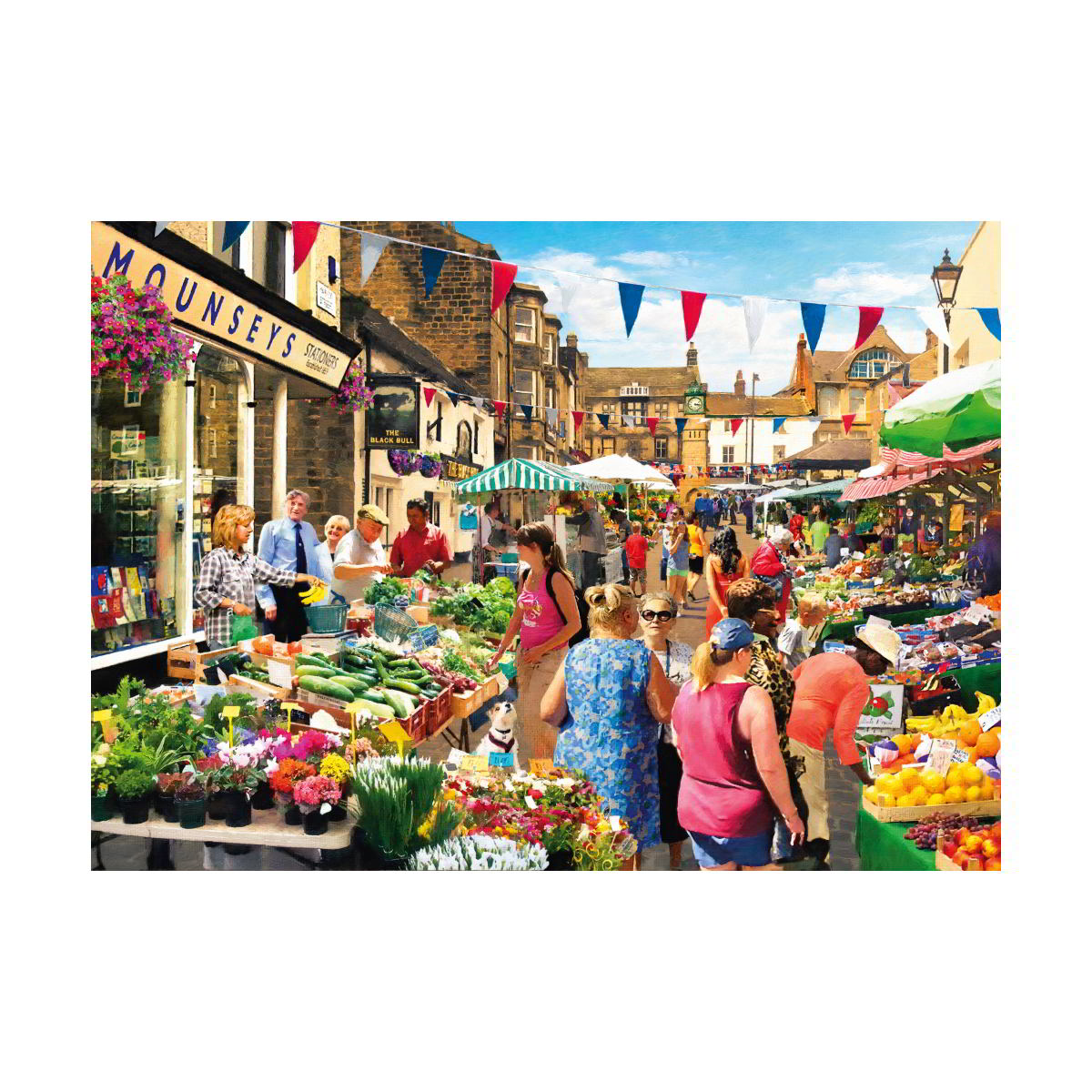 Street Market - 500 Piece - House of Puzzles