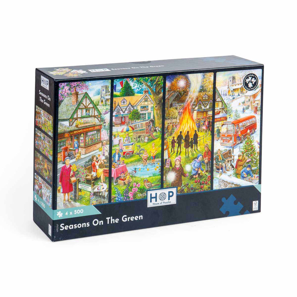 Seasons On The Green - 4 x 500 Piece - House of Puzzles