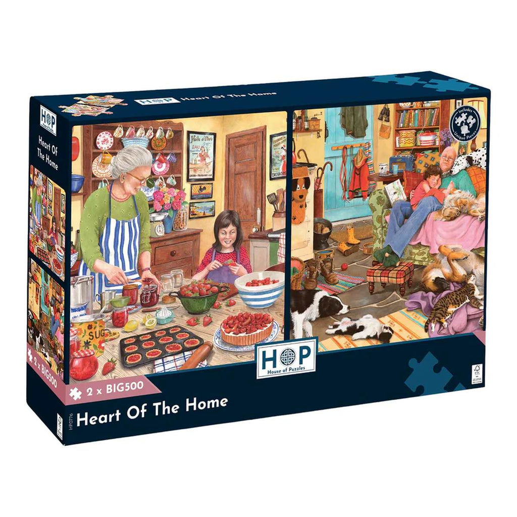 Heart Of The Home - 2 x Big 500 Piece - House of Puzzles