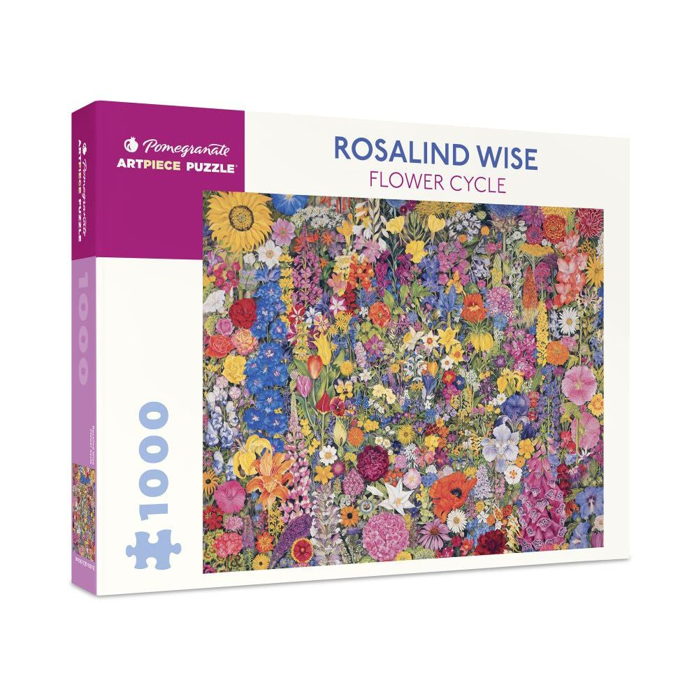Rosalind Wise: Flower Cycle - 1000 Piece Pomegranate Jigsaw Puzzle