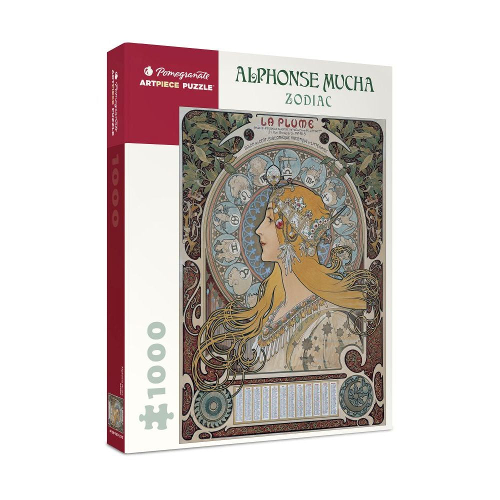 Alphonse Mucha: Zodiac - 1000 Piece Pomegranate Jigsaw Puzzle