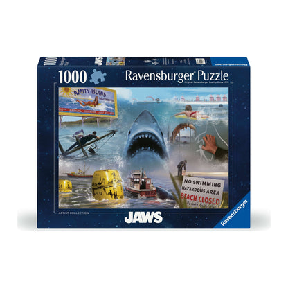 Jaws 1000 piece jigsaw puzzle by Ravensburger
