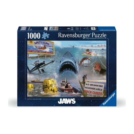 Jaws 1000 piece jigsaw puzzle by Ravensburger